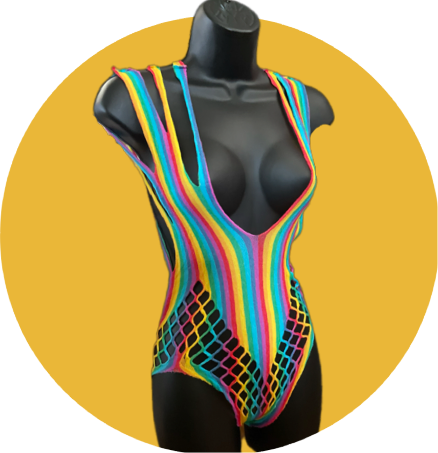 🌈 Over the Rainbow Bodystocking 🌈